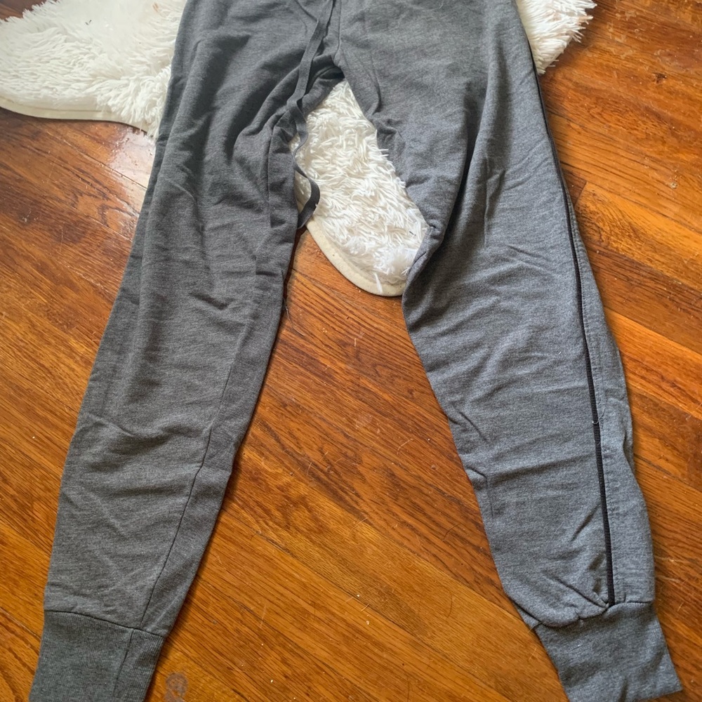 gray joggers